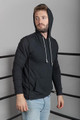 Modal French Terry Sweatshirt with Thermal Hood